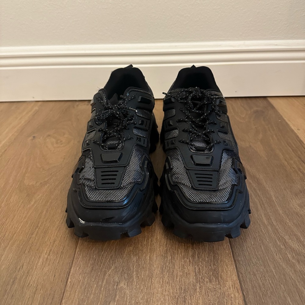 Steve Madden Ponce Black Chunky Sneakers